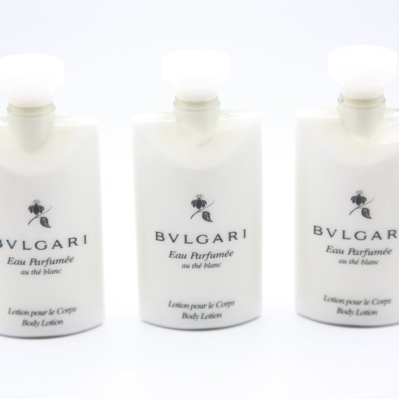 BVLGARI Other - BVLGARI au thé Blanc Pack Of 3 NEW (White Tea) Body Lotion - 2.5 Fl oz / 75mL
